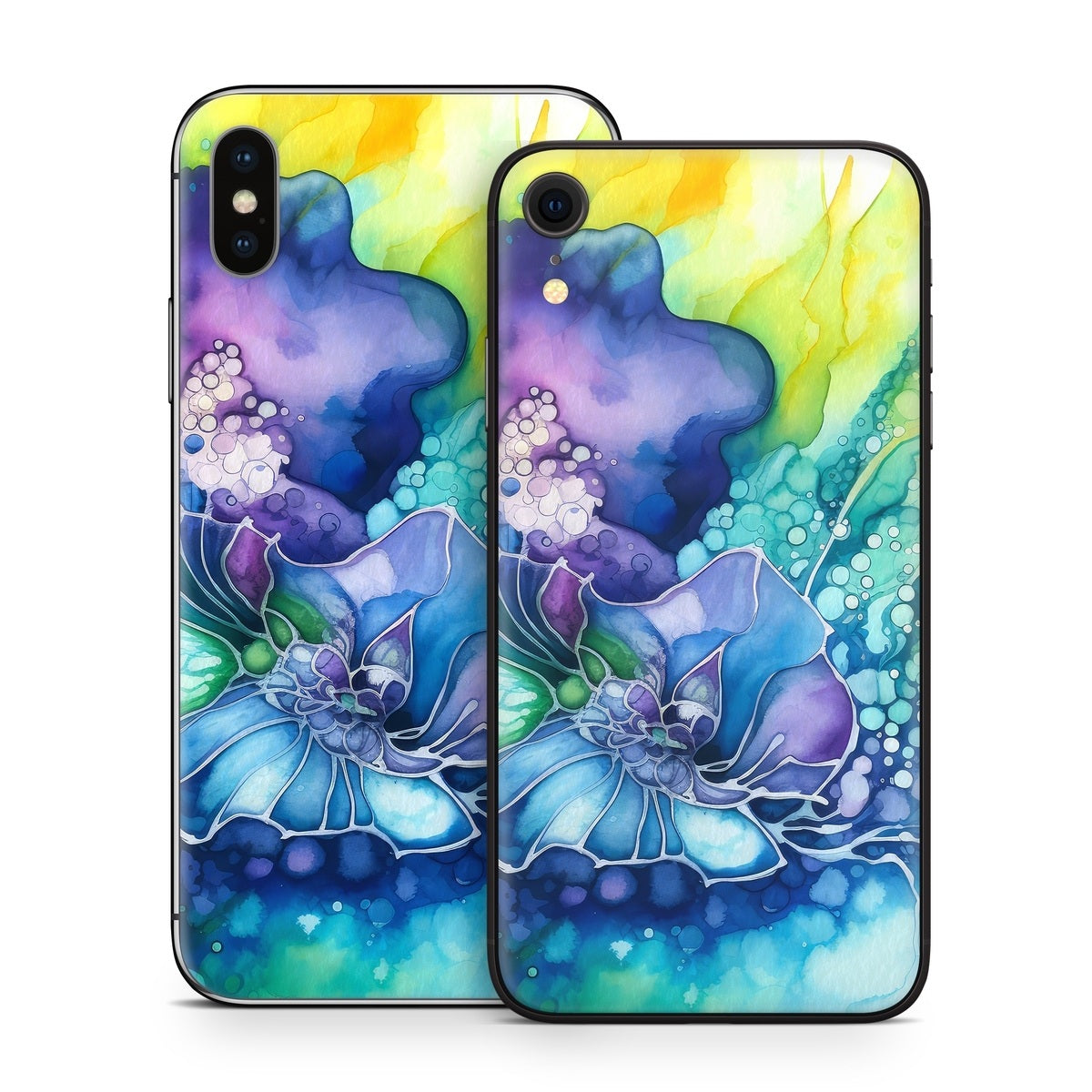 Watercolor Flora - Apple iPhone X Skin