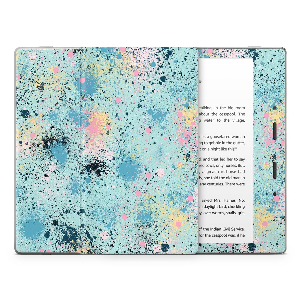 Abstract Ink Splatter - Amazon Kindle Skin