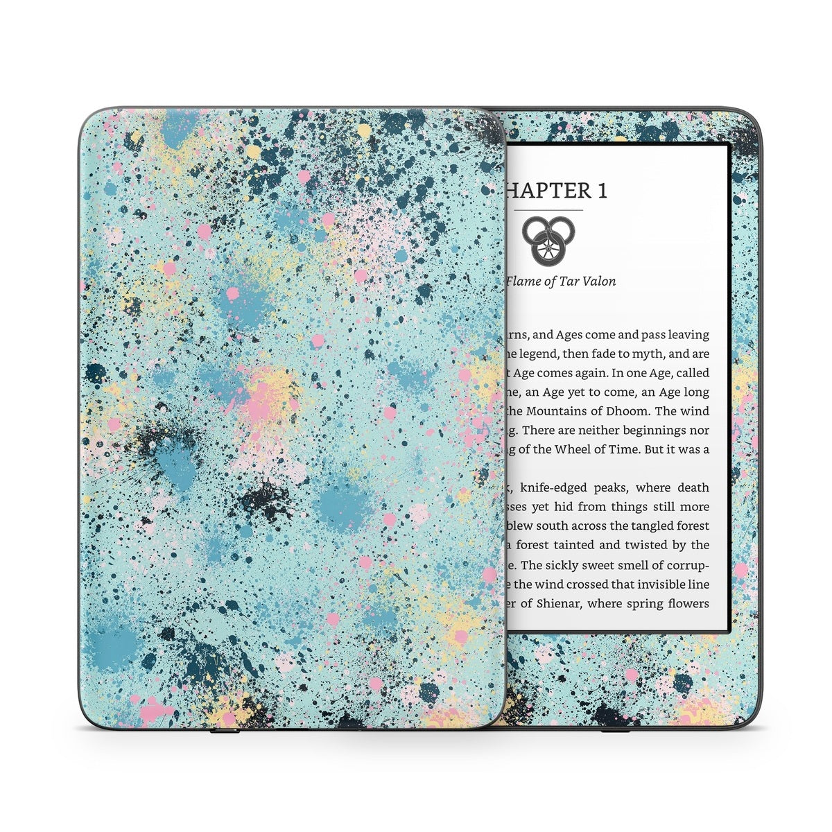 Abstract Ink Splatter - Amazon Kindle Skin