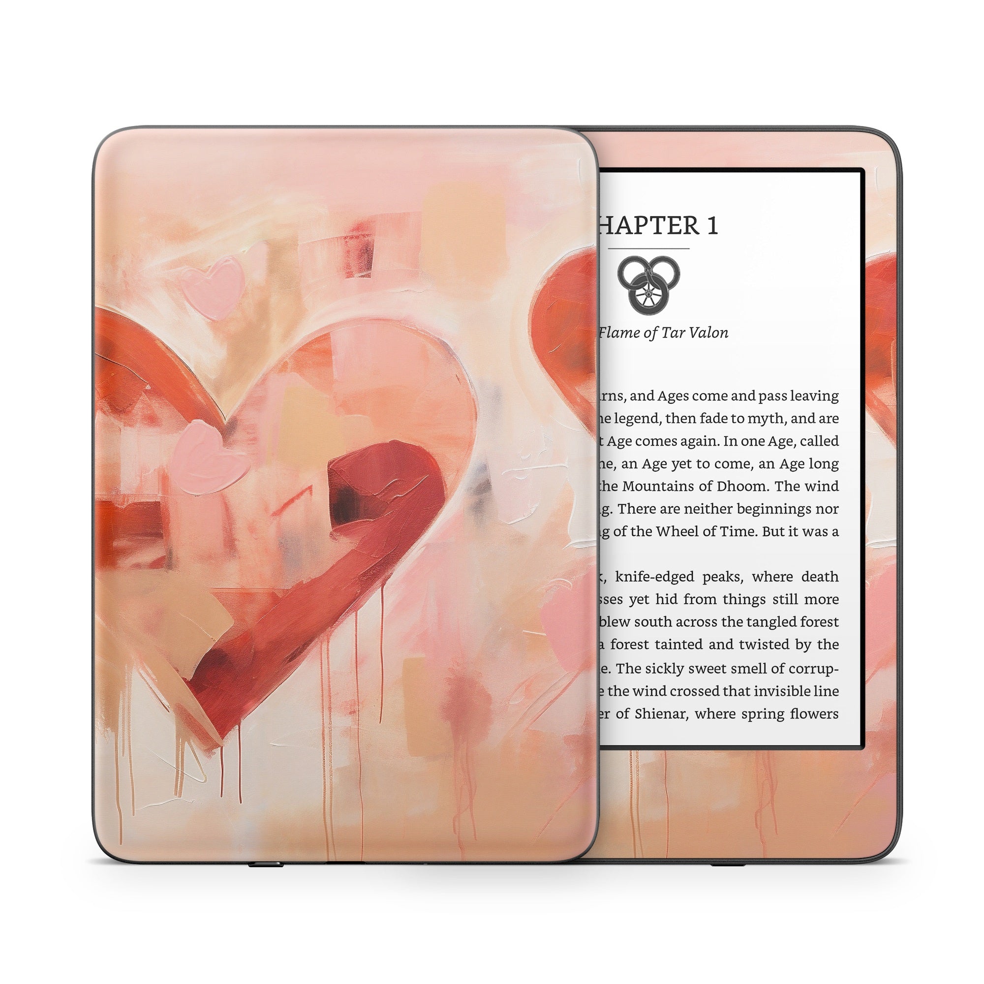 AbEx Hearts - Amazon Kindle Skin