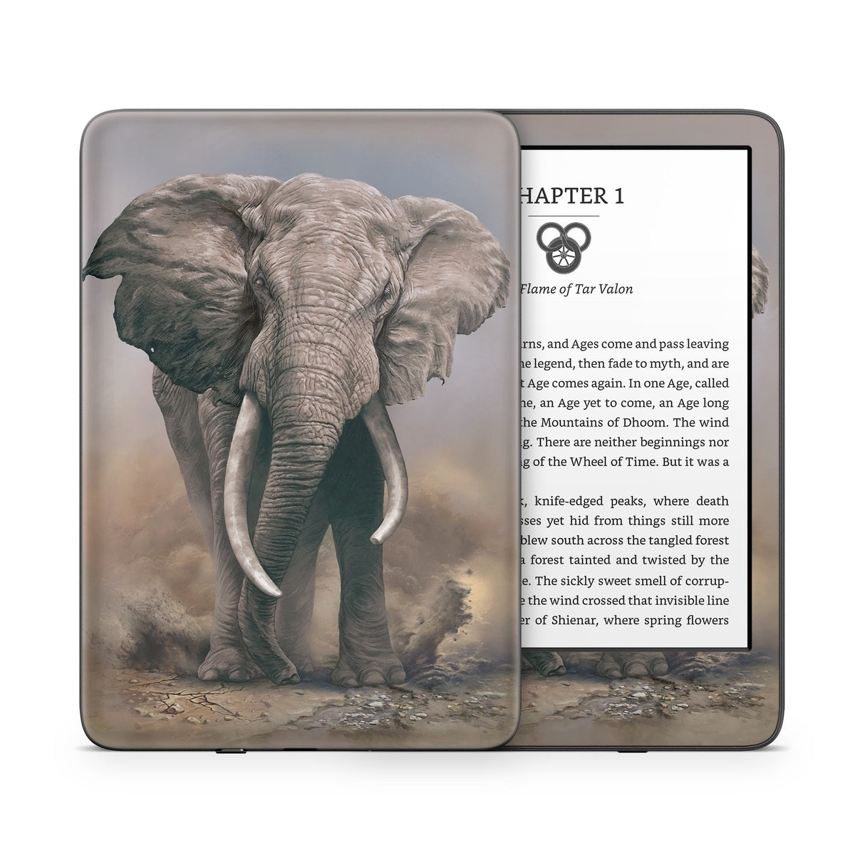 African Elephant - Amazon Kindle Skin