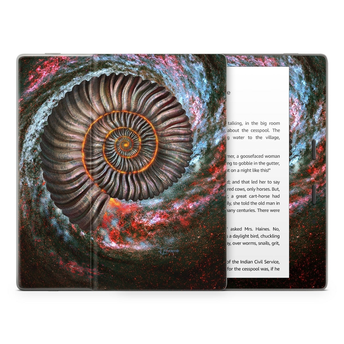 Ammonite Galaxy - Amazon Kindle Skin