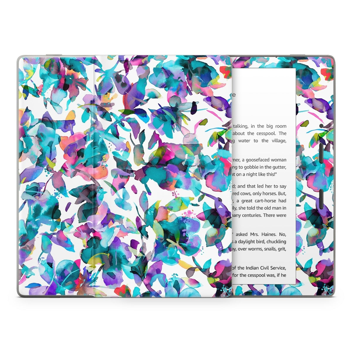 Aquatic Flowers - Amazon Kindle Skin