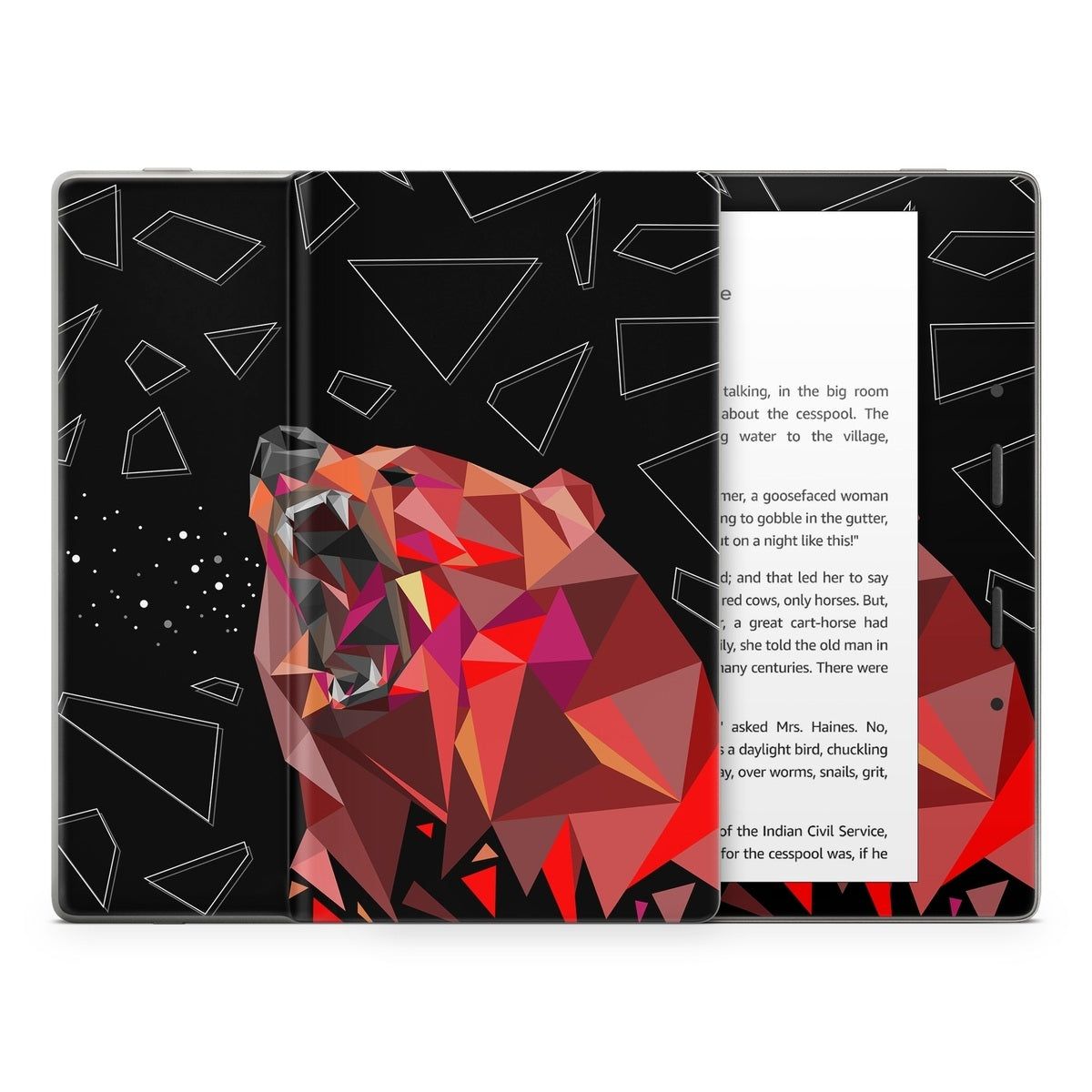 Bears Hate Math - Amazon Kindle Skin