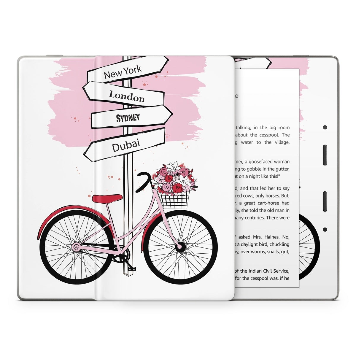 Bike Ride - Amazon Kindle Skin