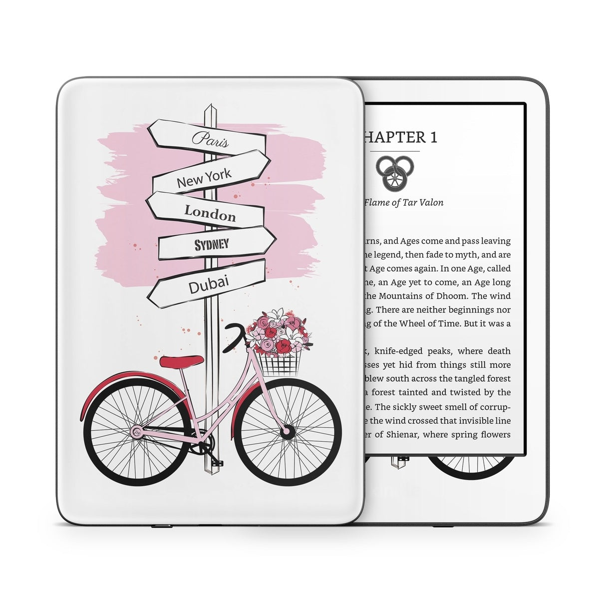 Bike Ride - Amazon Kindle Skin