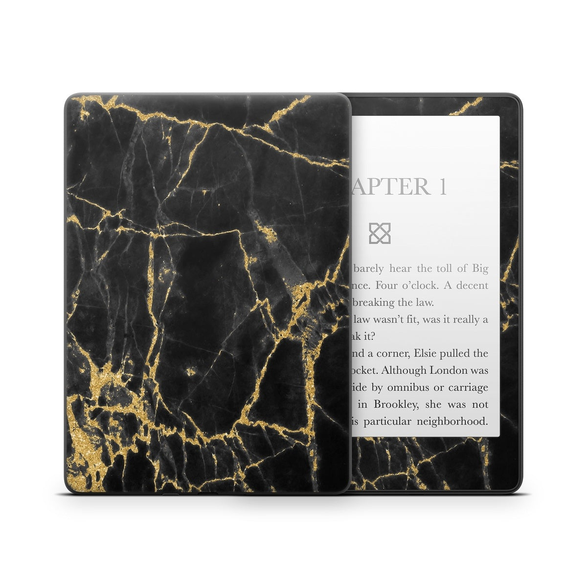 Black Gold Marble - Amazon Kindle Skin