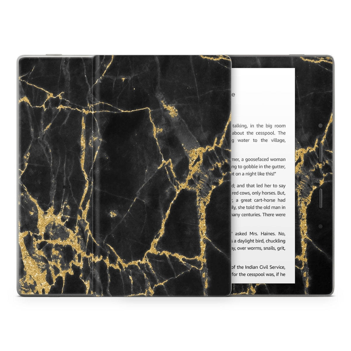 Black Gold Marble - Amazon Kindle Skin