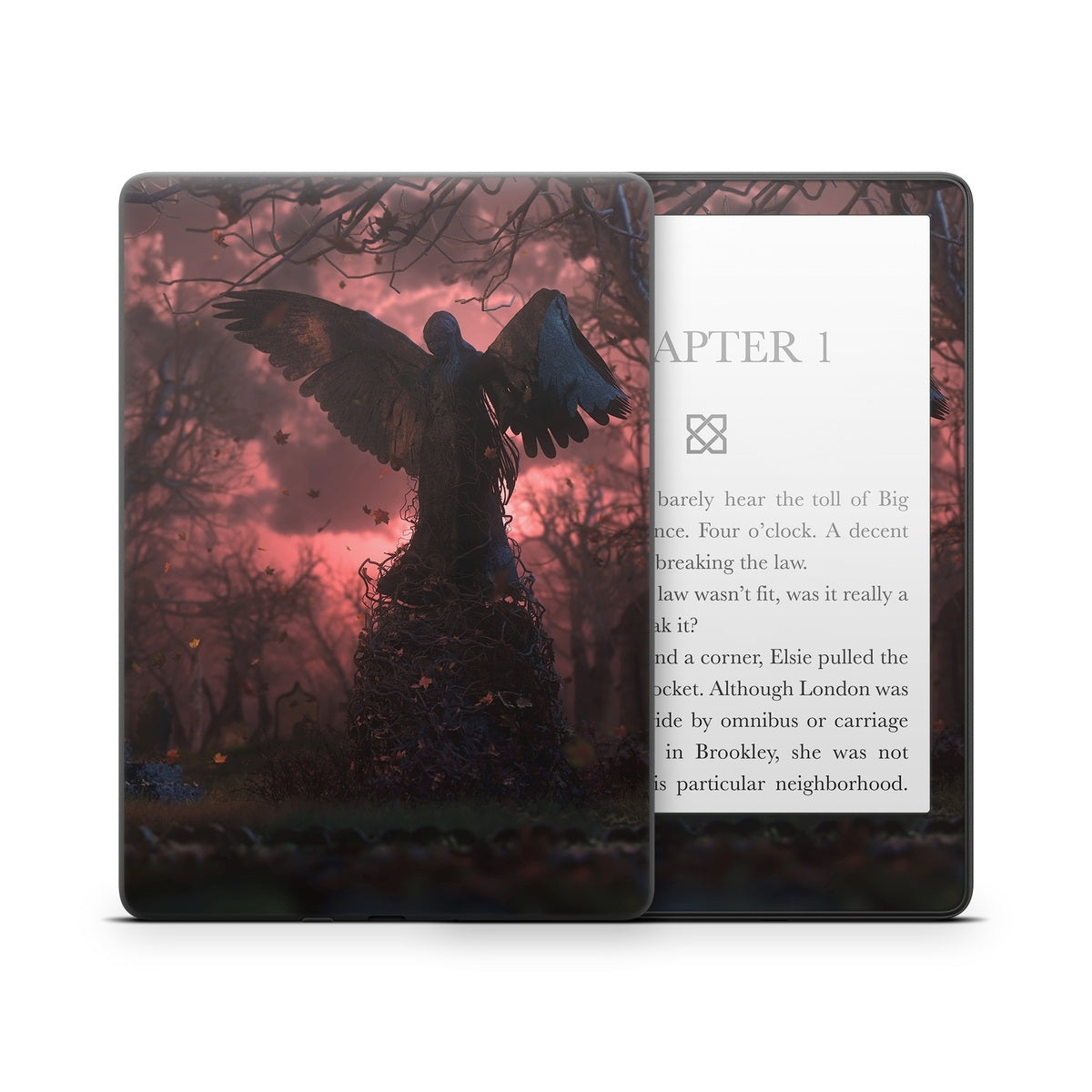 Black Angel - Amazon Kindle Skin