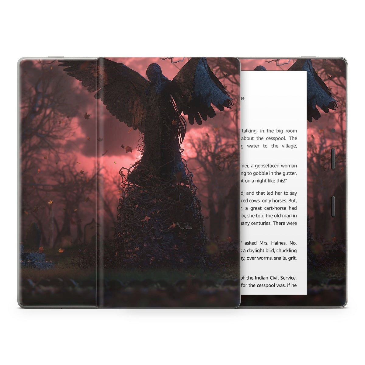 Black Angel - Amazon Kindle Skin