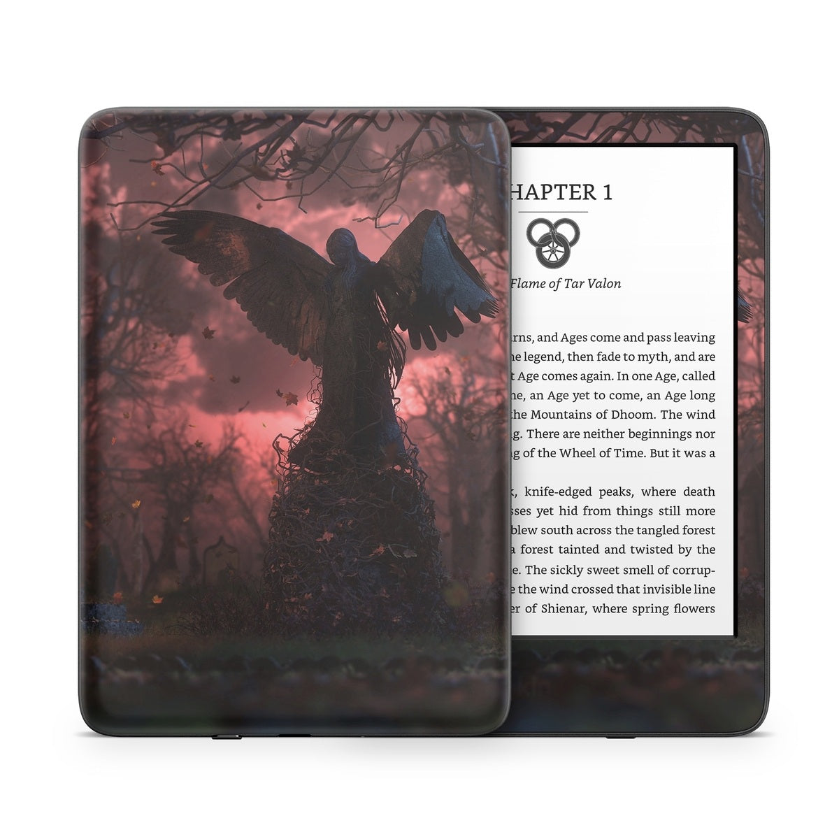 Black Angel - Amazon Kindle Skin