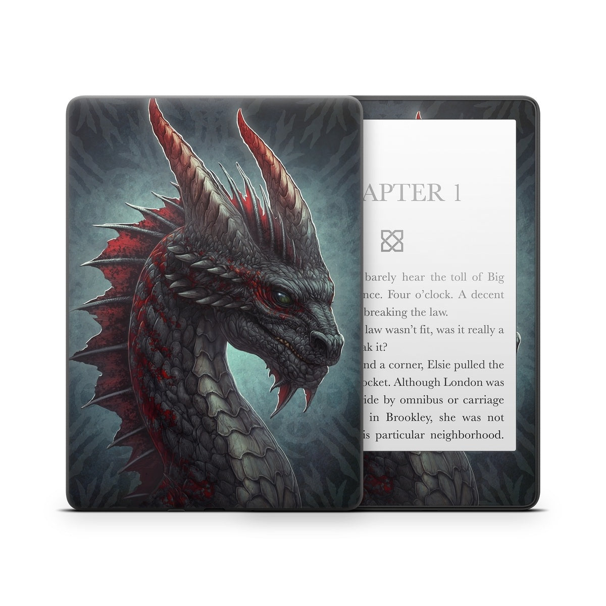 Black Dragon - Amazon Kindle Skin