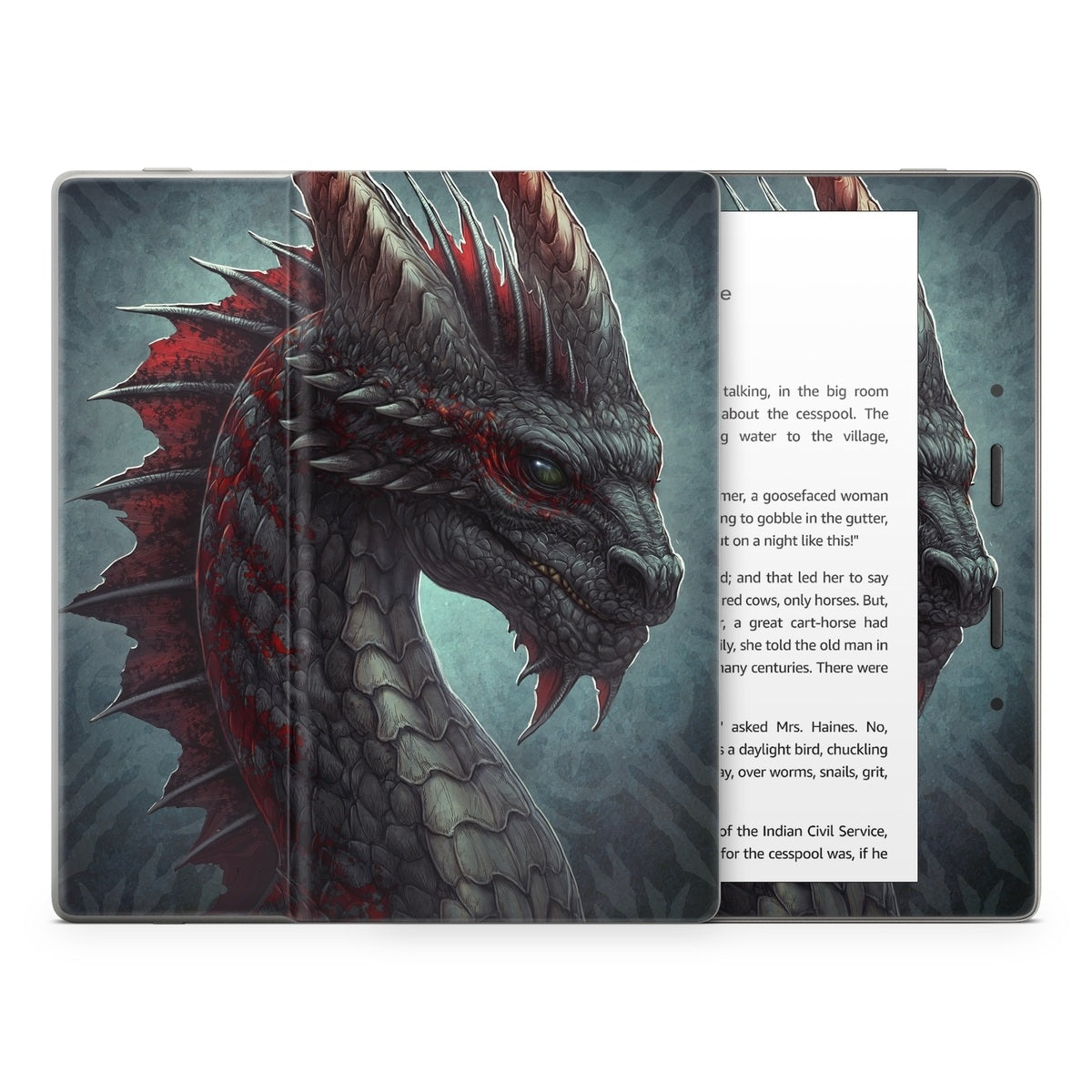 Black Dragon - Amazon Kindle Skin