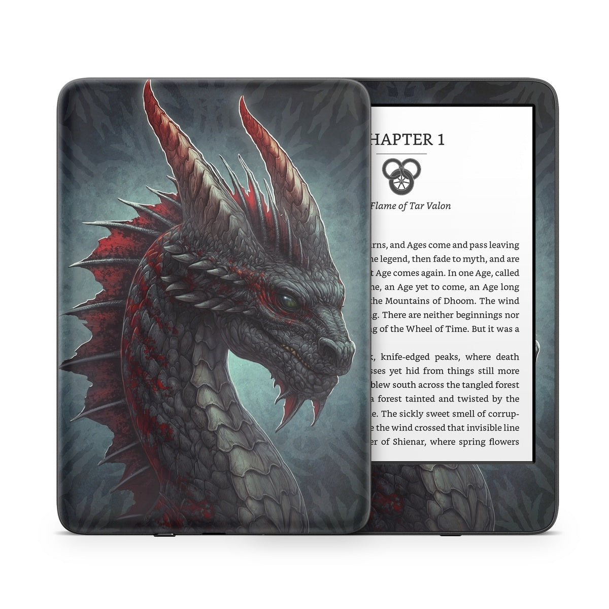 Black Dragon - Amazon Kindle Skin