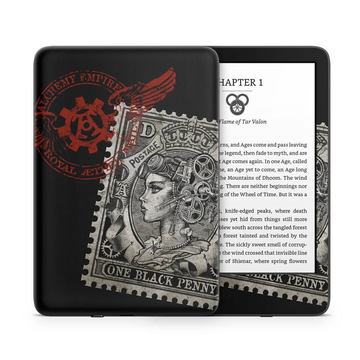 Black Penny - Amazon Kindle Skin