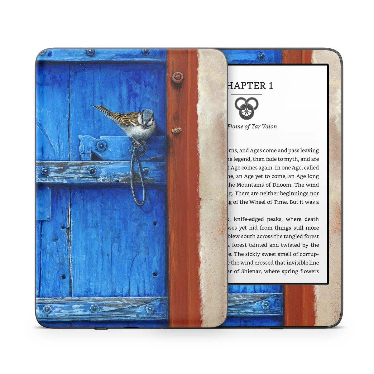 Blue Door - Amazon Kindle Skin