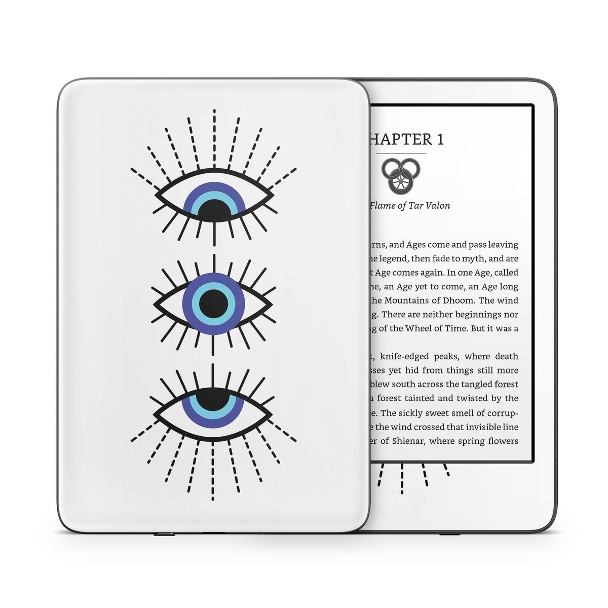 Blue Eyes - Amazon Kindle Skin