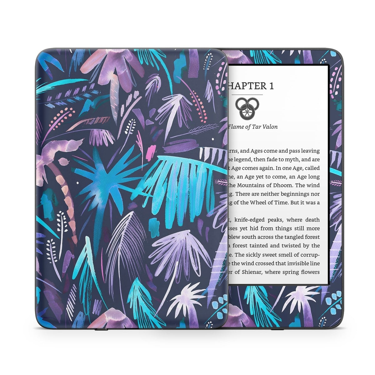 Brushstroke Palms - Amazon Kindle Skin