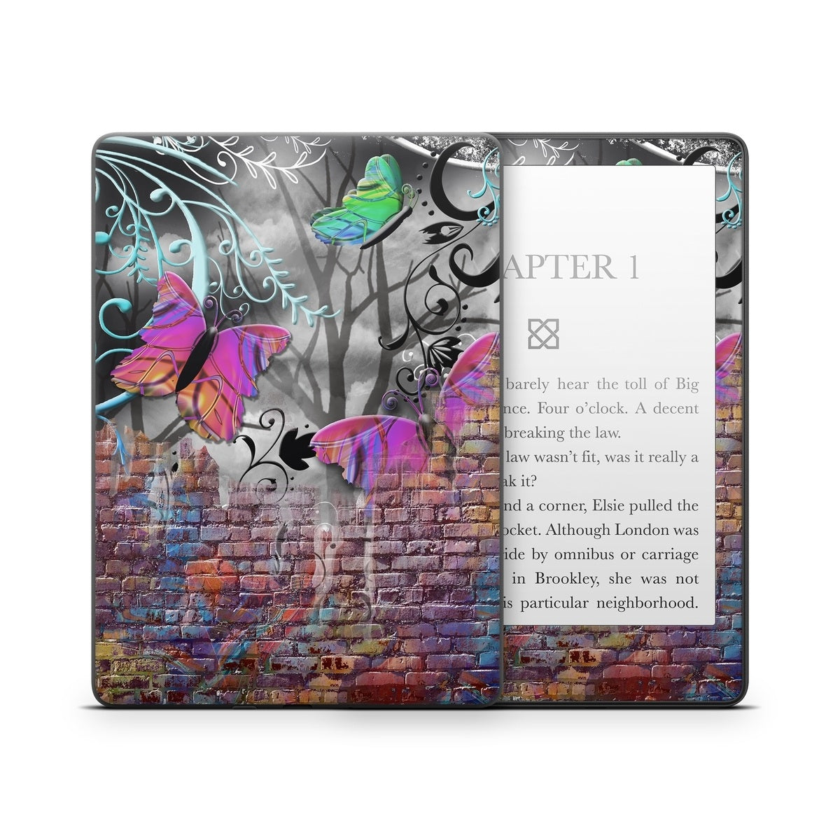 Butterfly Wall - Amazon Kindle Skin