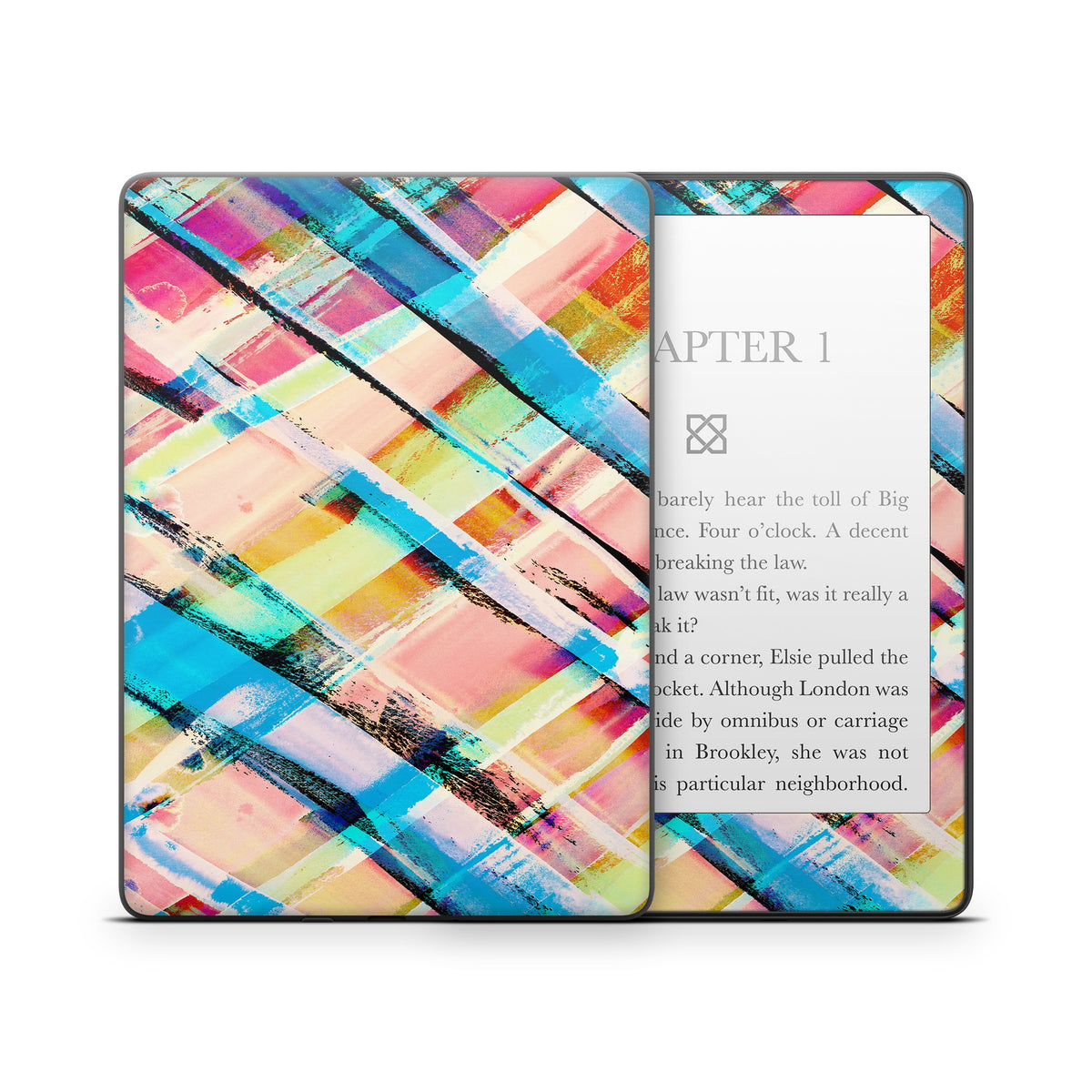 Check Stripe - Amazon Kindle Skin