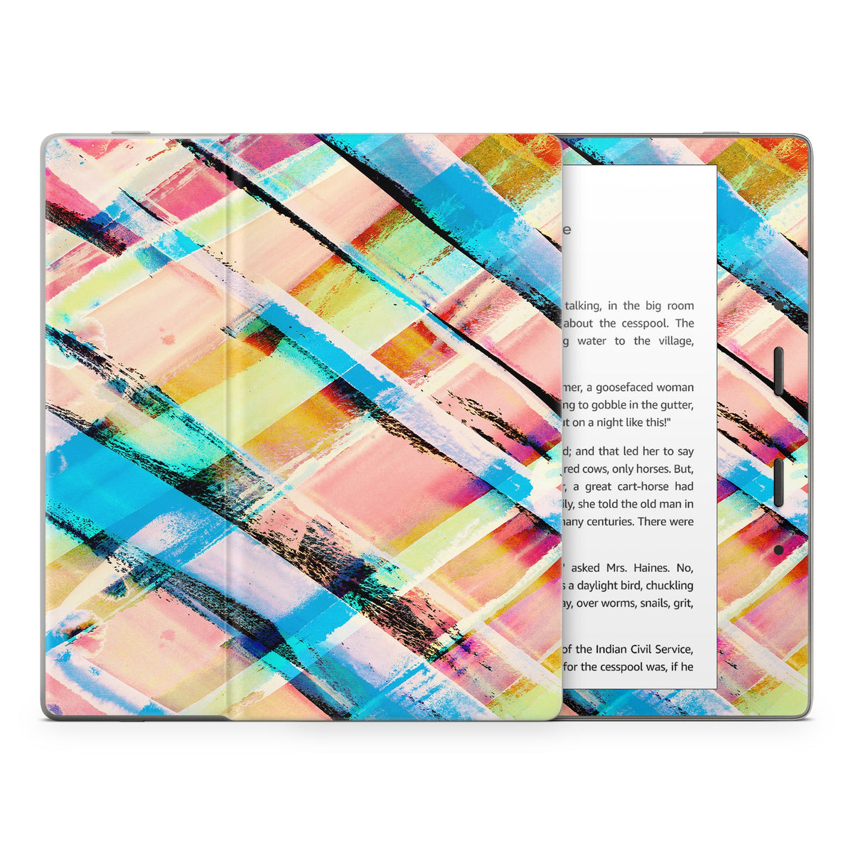 Check Stripe - Amazon Kindle Skin