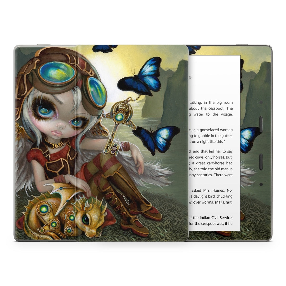 Clockwork Dragonling - Amazon Kindle Skin