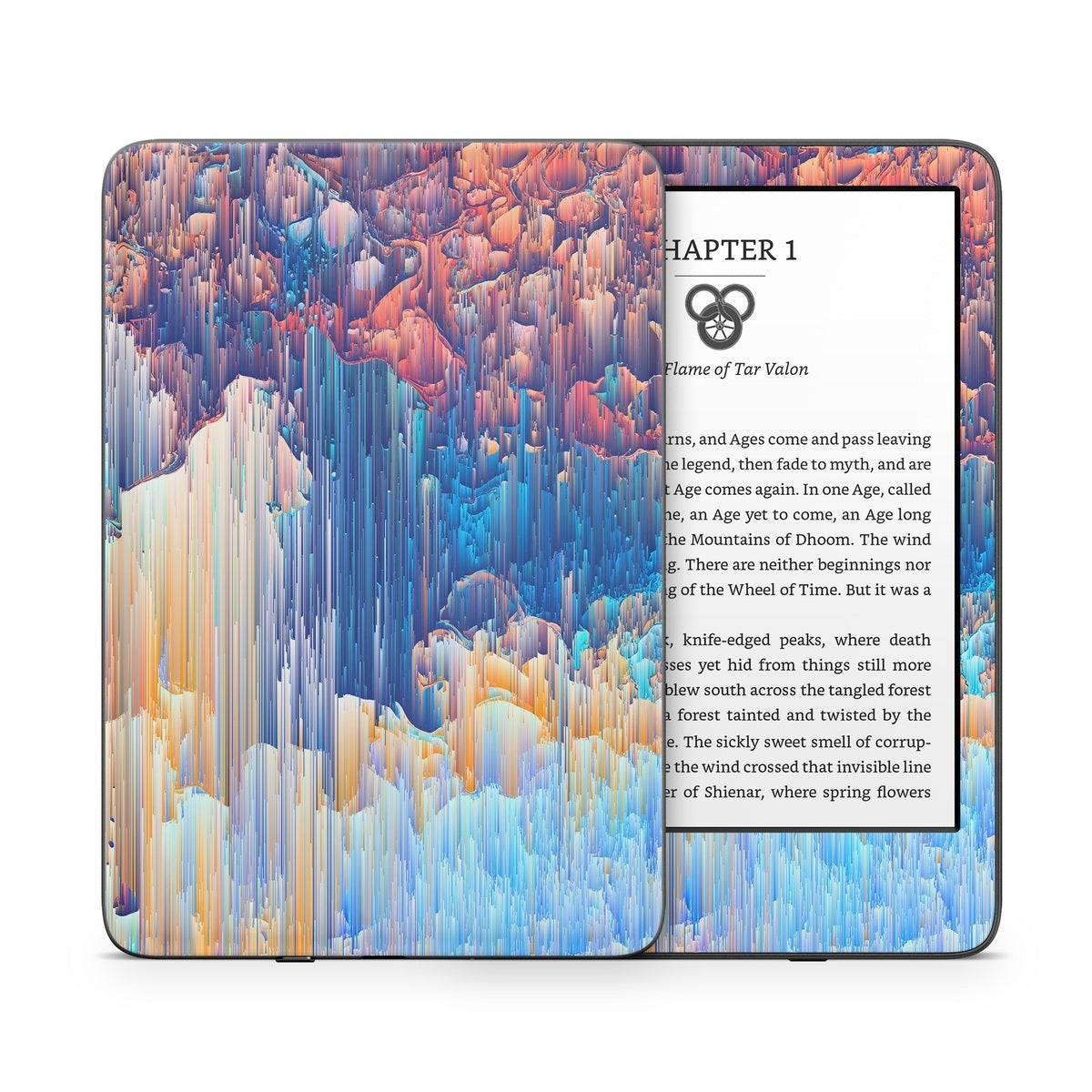 Cloud Glitch - Amazon Kindle Skin