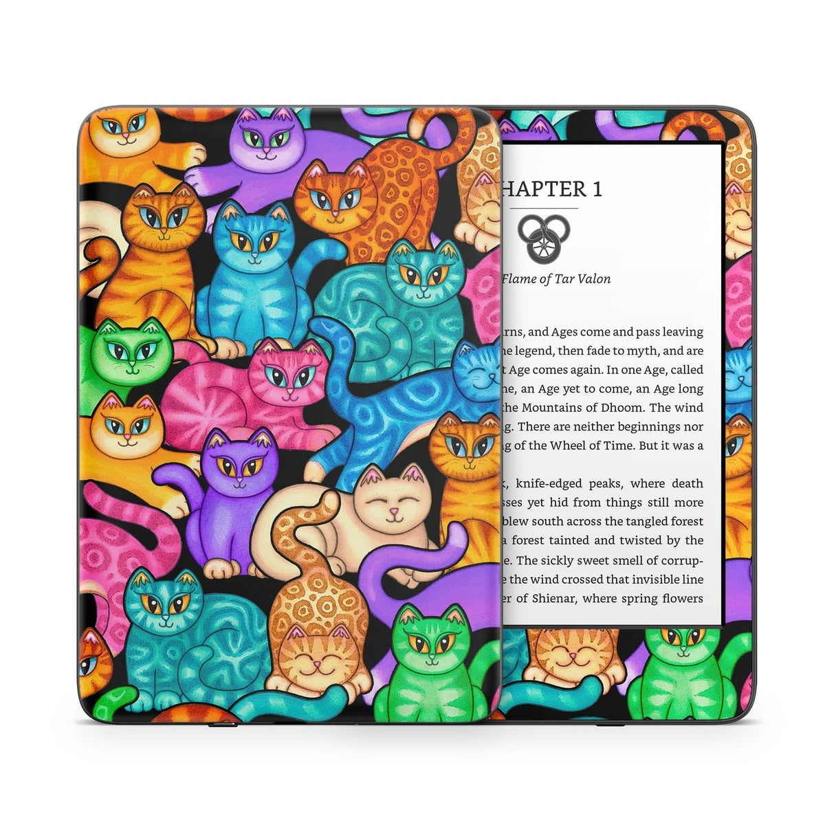 Colorful Kittens - Amazon Kindle Skin