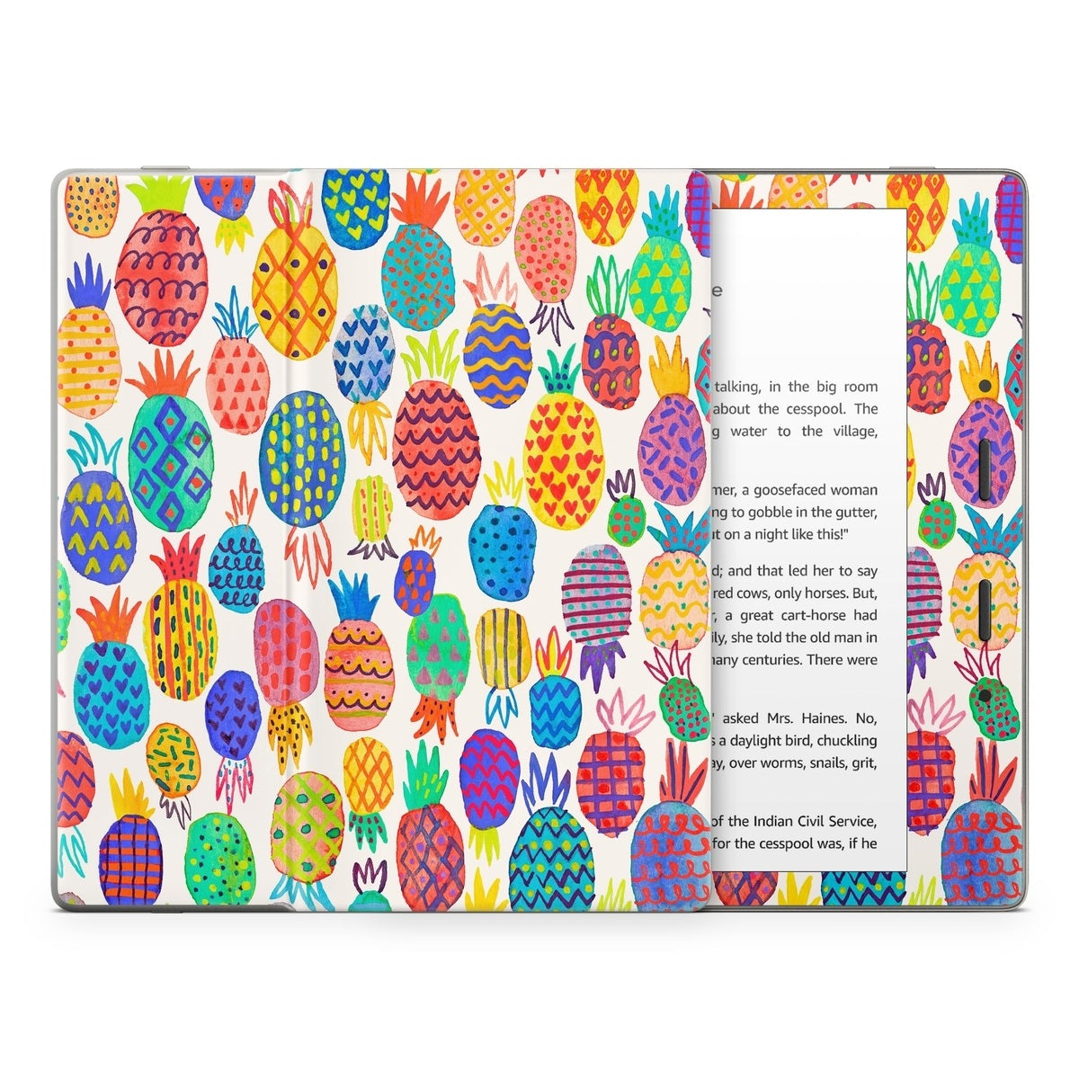 Colorful Pineapples - Amazon Kindle Skin