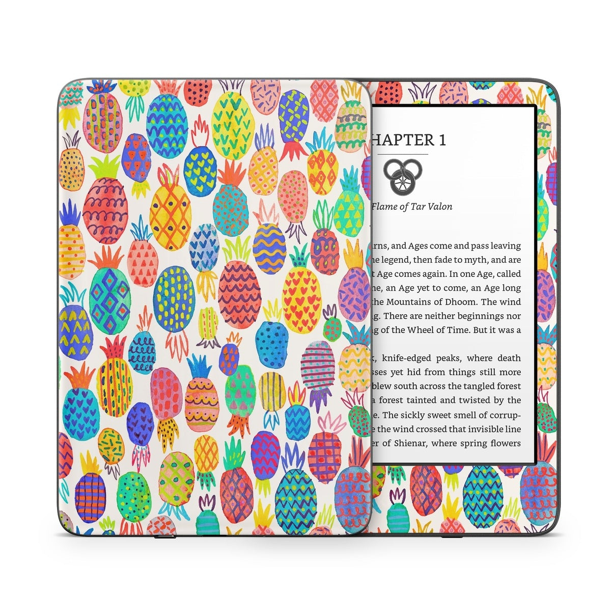 Colorful Pineapples - Amazon Kindle Skin