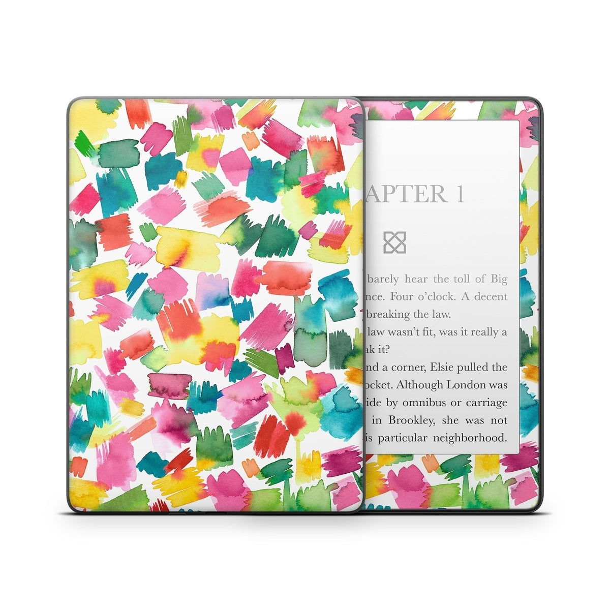 Colorful Strokes - Amazon Kindle Skin