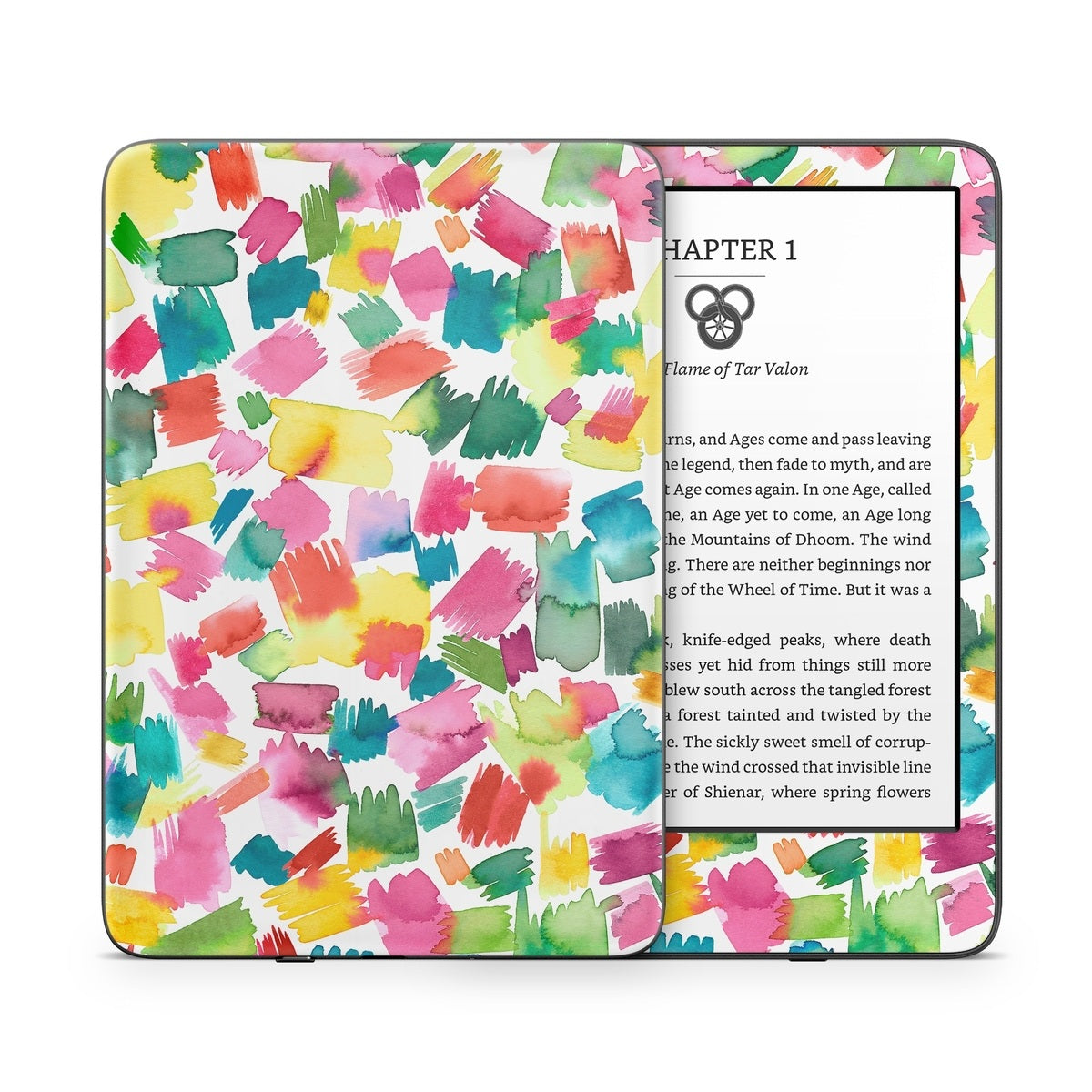 Colorful Strokes - Amazon Kindle Skin