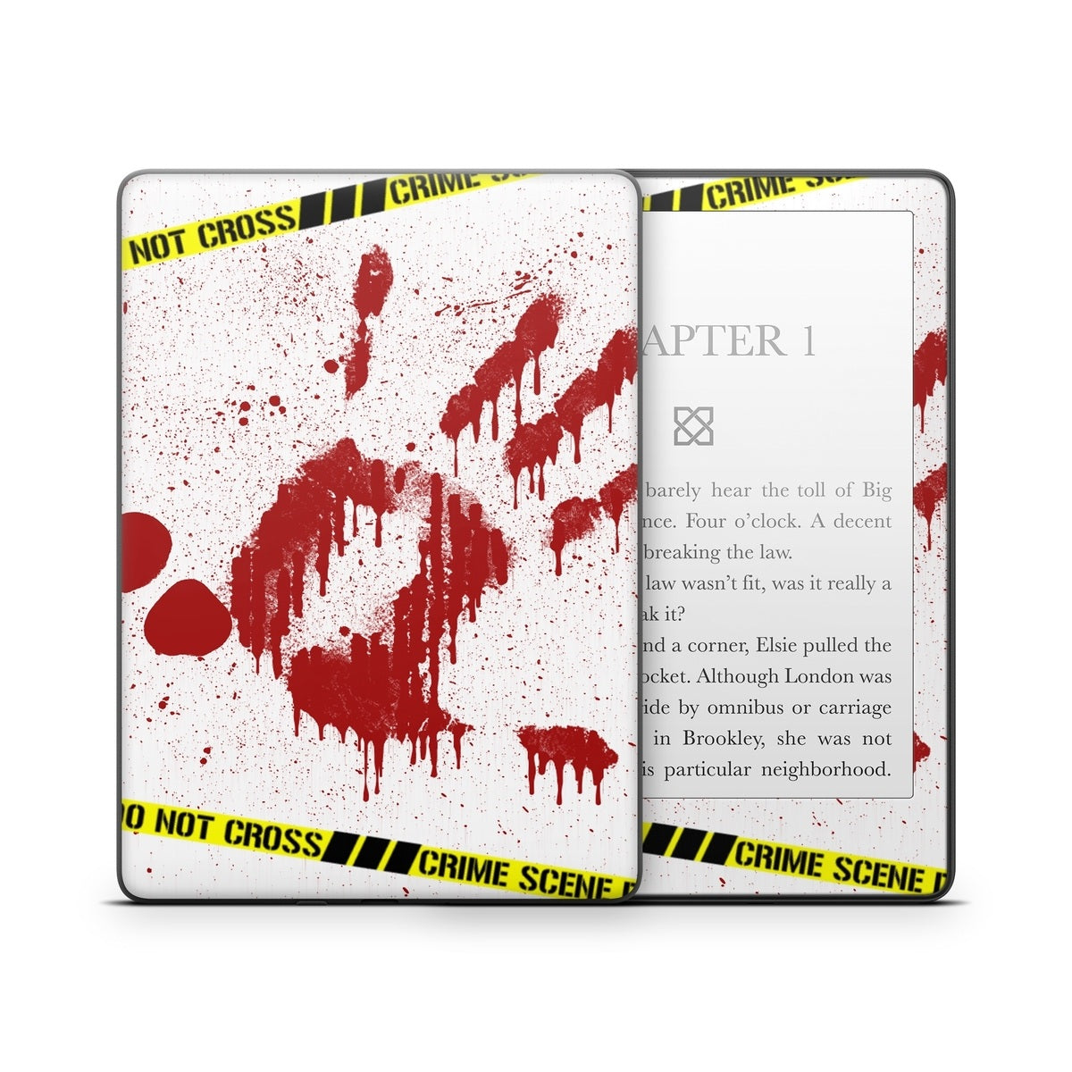 Crime Scene Revisited - Amazon Kindle Skin