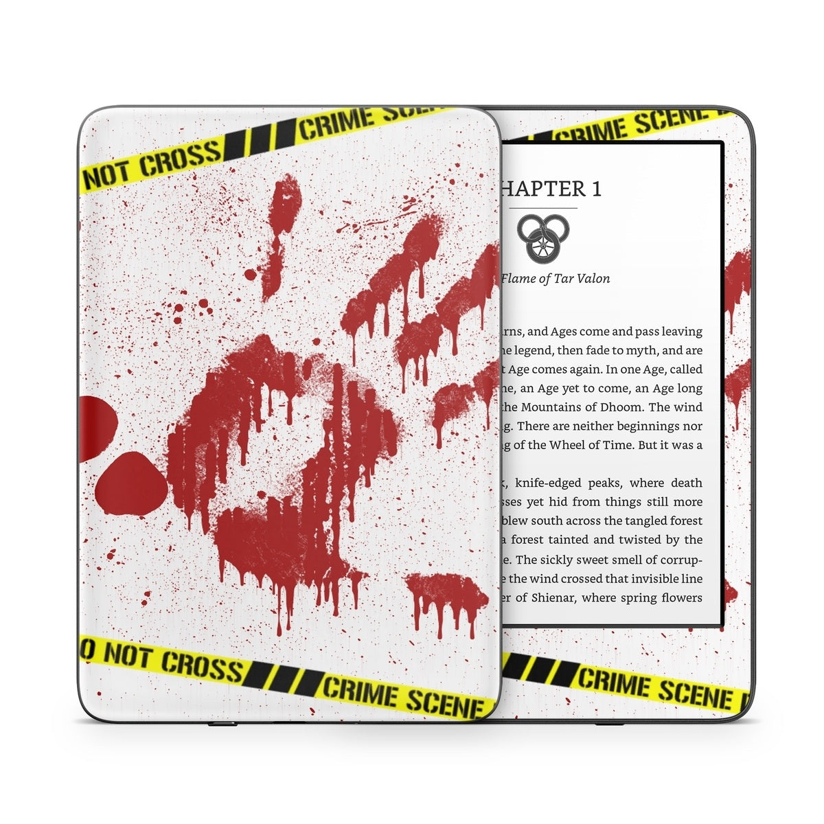 Crime Scene Revisited - Amazon Kindle Skin