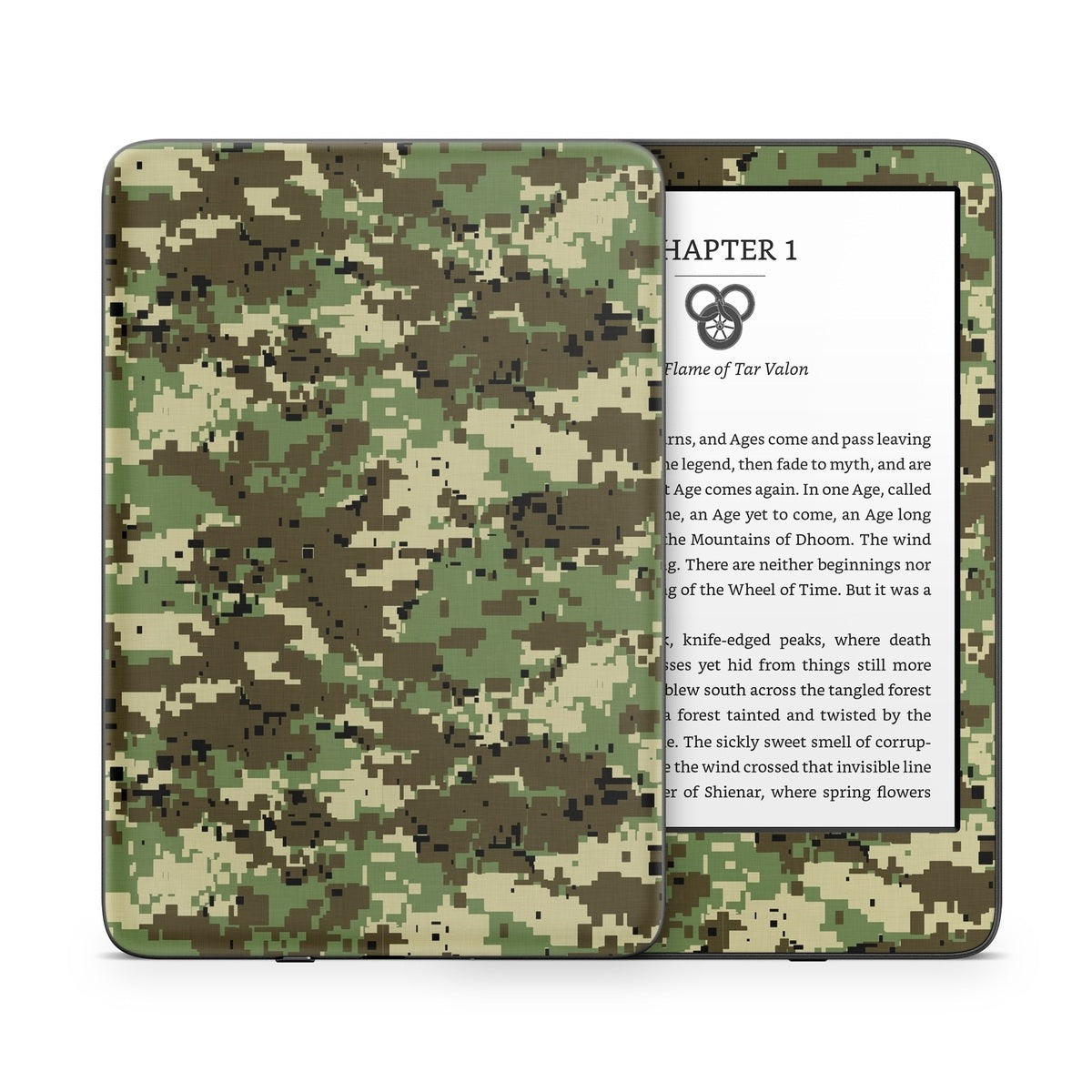 Digital Woodland Camo - Amazon Kindle Skin