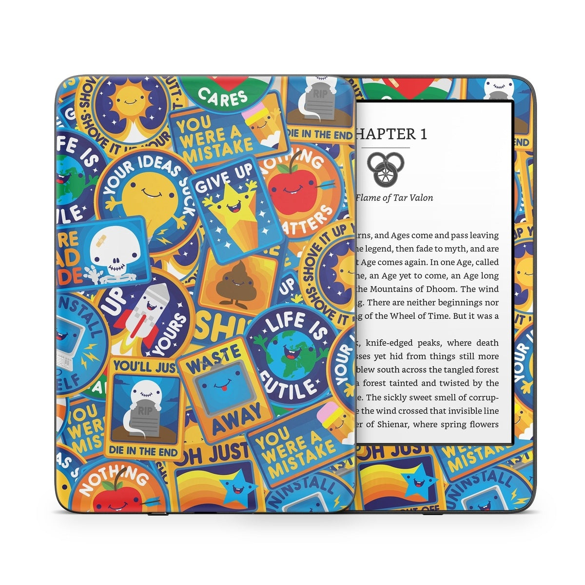 Eff Right Off - Amazon Kindle Skin