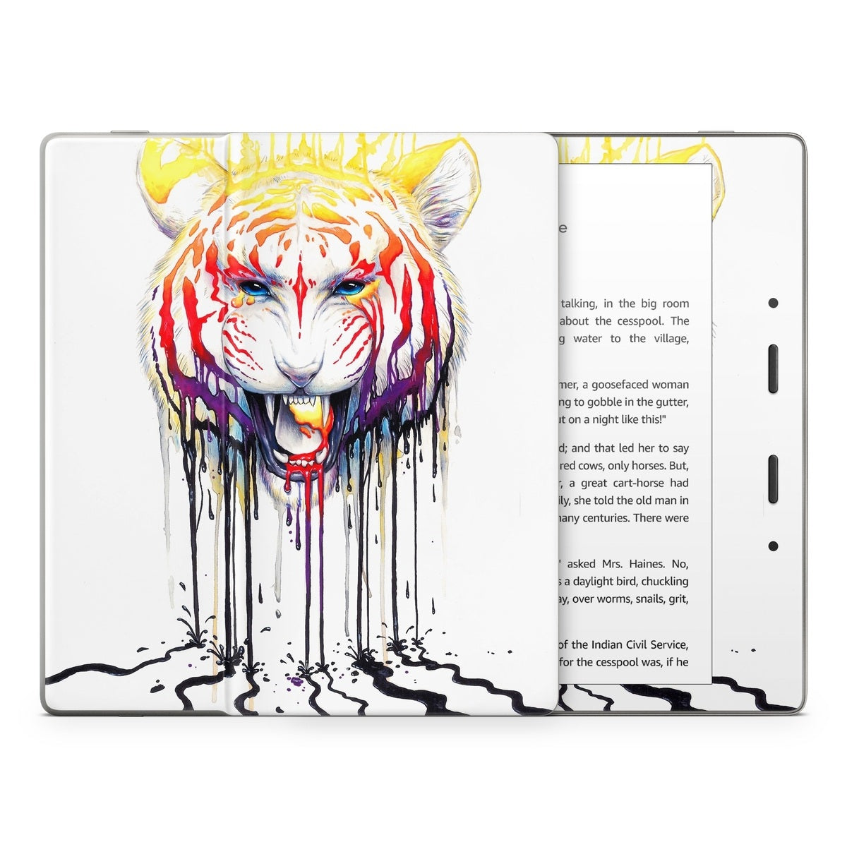 Fading Tiger - Amazon Kindle Skin