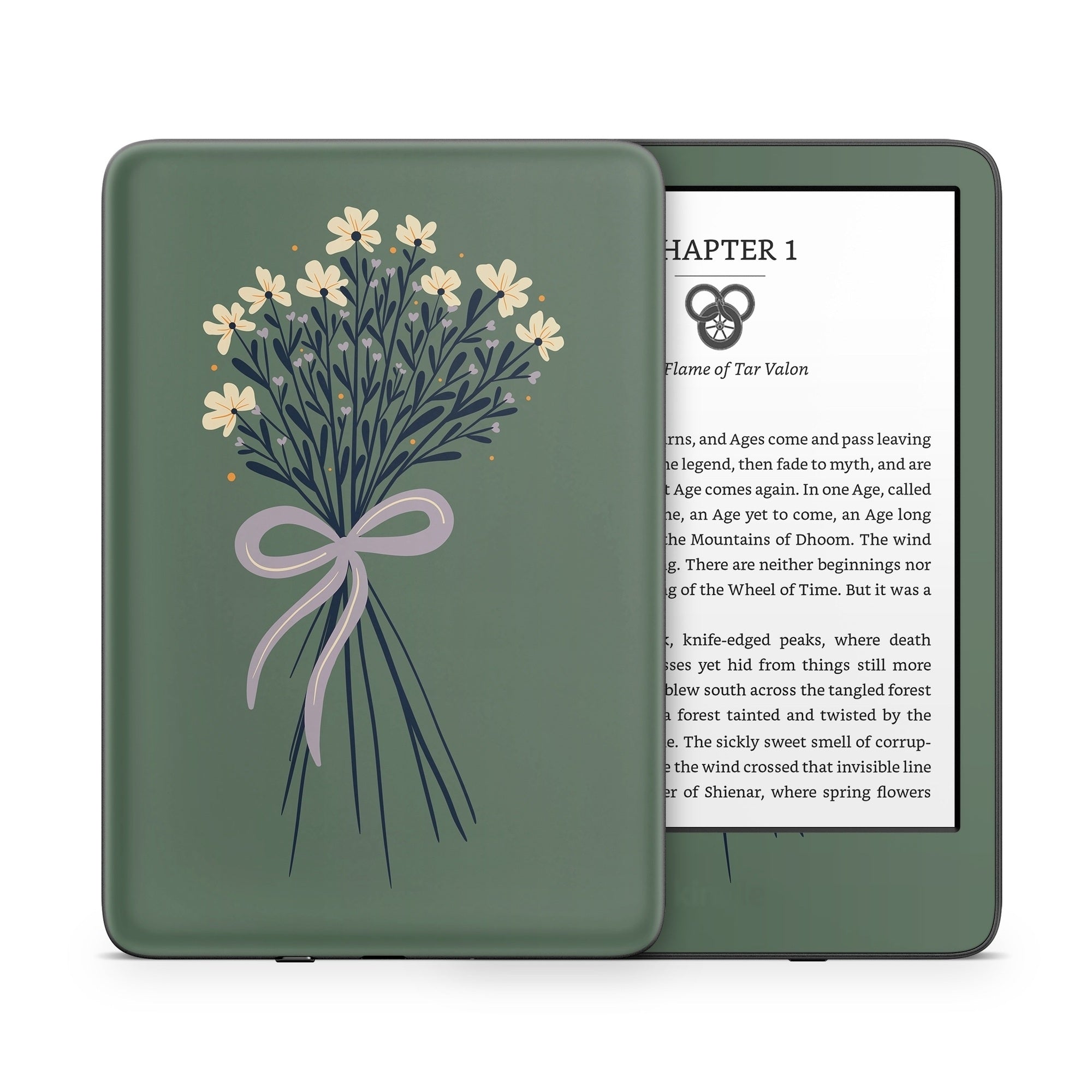 Floral Bouquet Bow - Amazon Kindle Skin