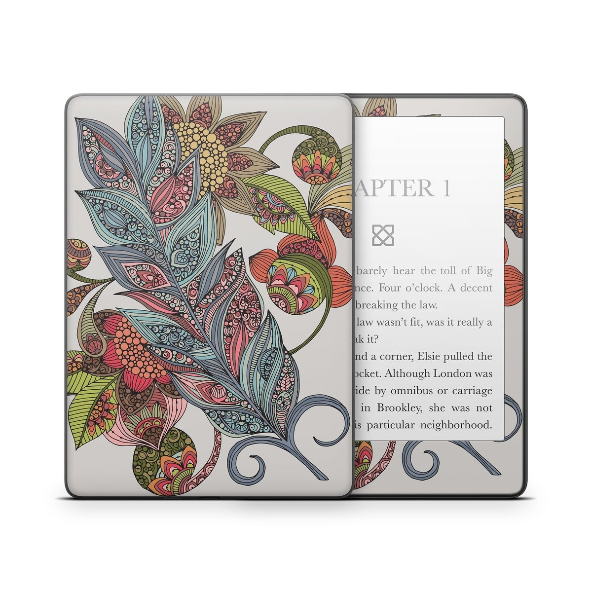 Feather Flower - Amazon Kindle Skin