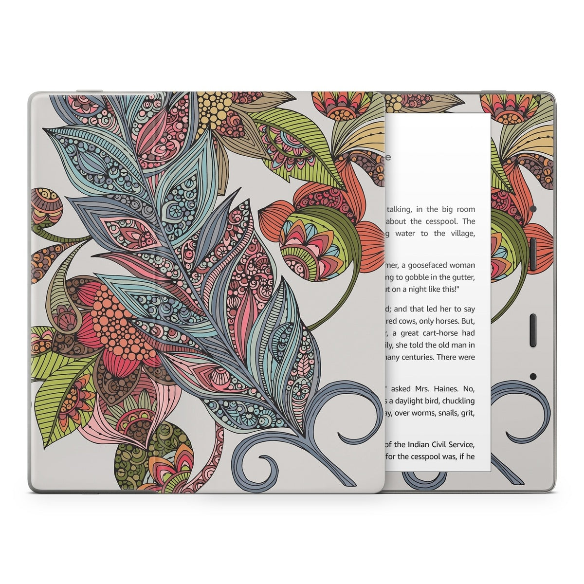 Feather Flower - Amazon Kindle Skin