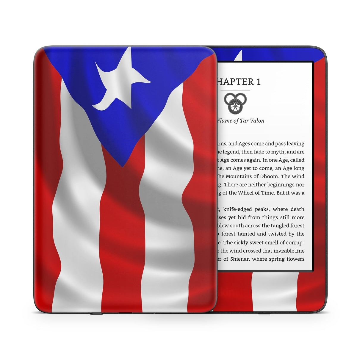 Puerto Rican Flag - Amazon Kindle Skin