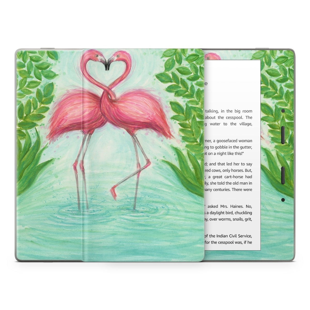 Flamingo Love - Amazon Kindle Skin