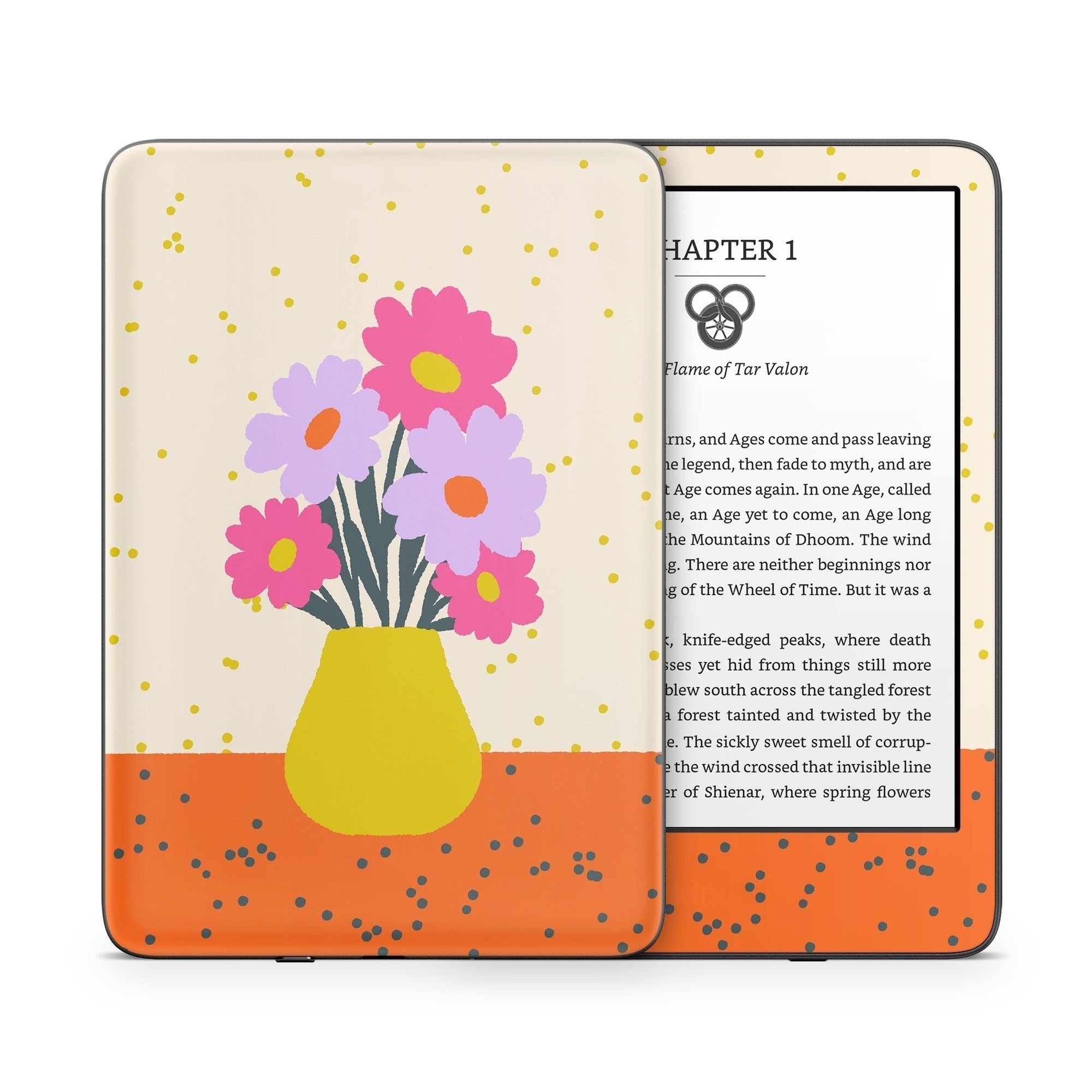 Flowers In A Vase - Amazon Kindle Skin