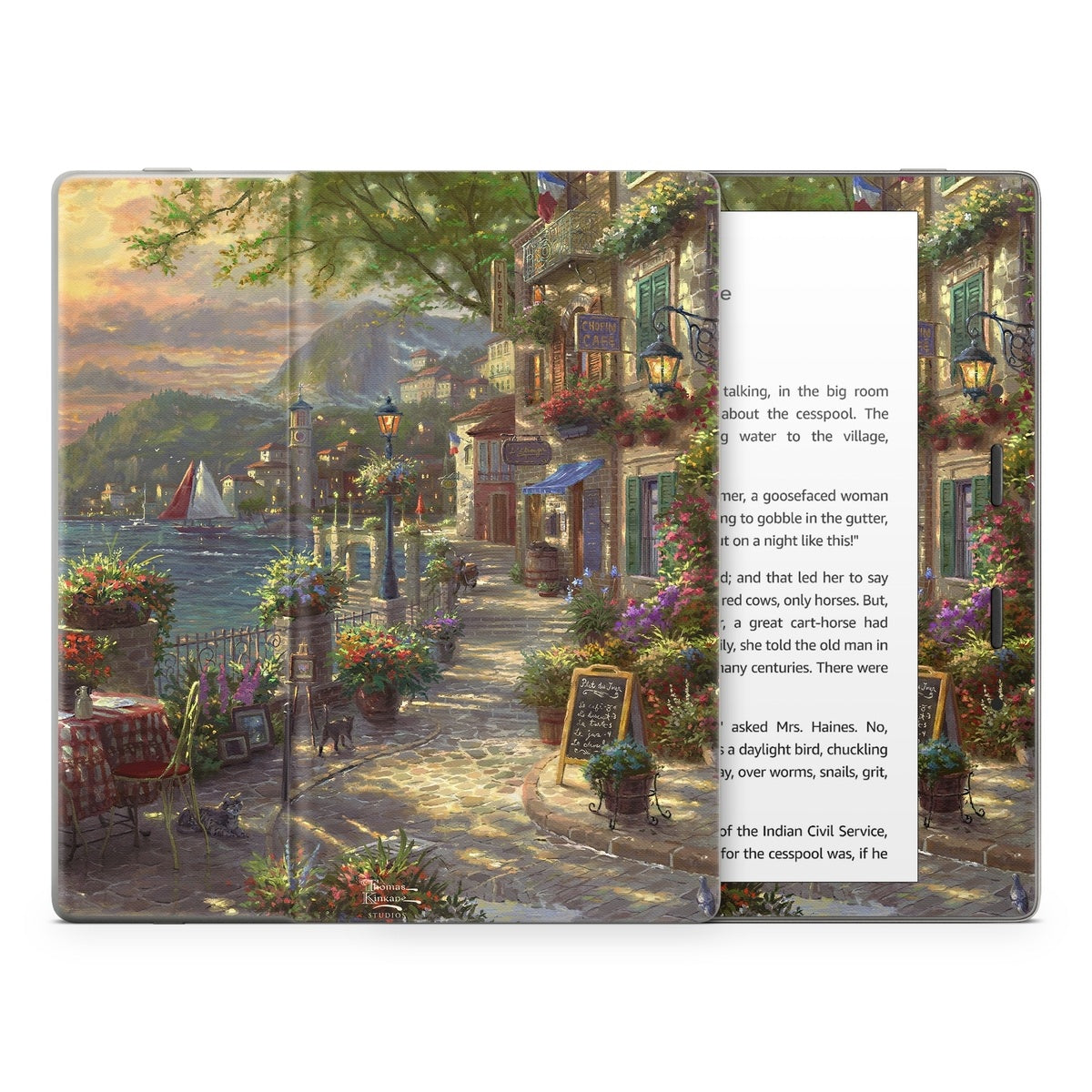 French Riviera Cafe - Amazon Kindle Skin