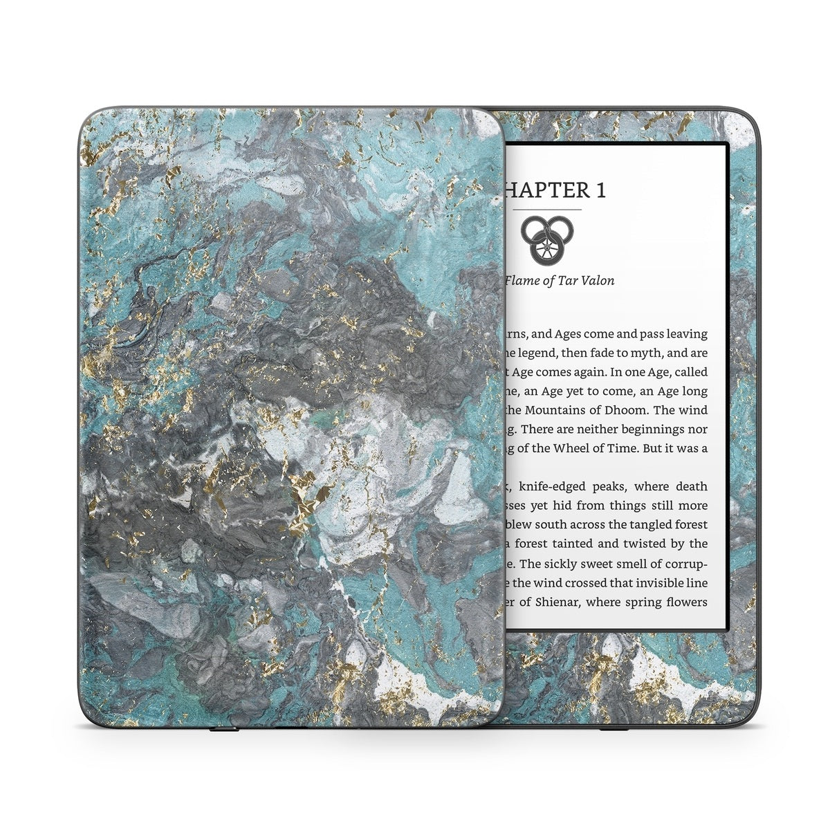 Gilded Glacier Marble - Amazon Kindle Skin