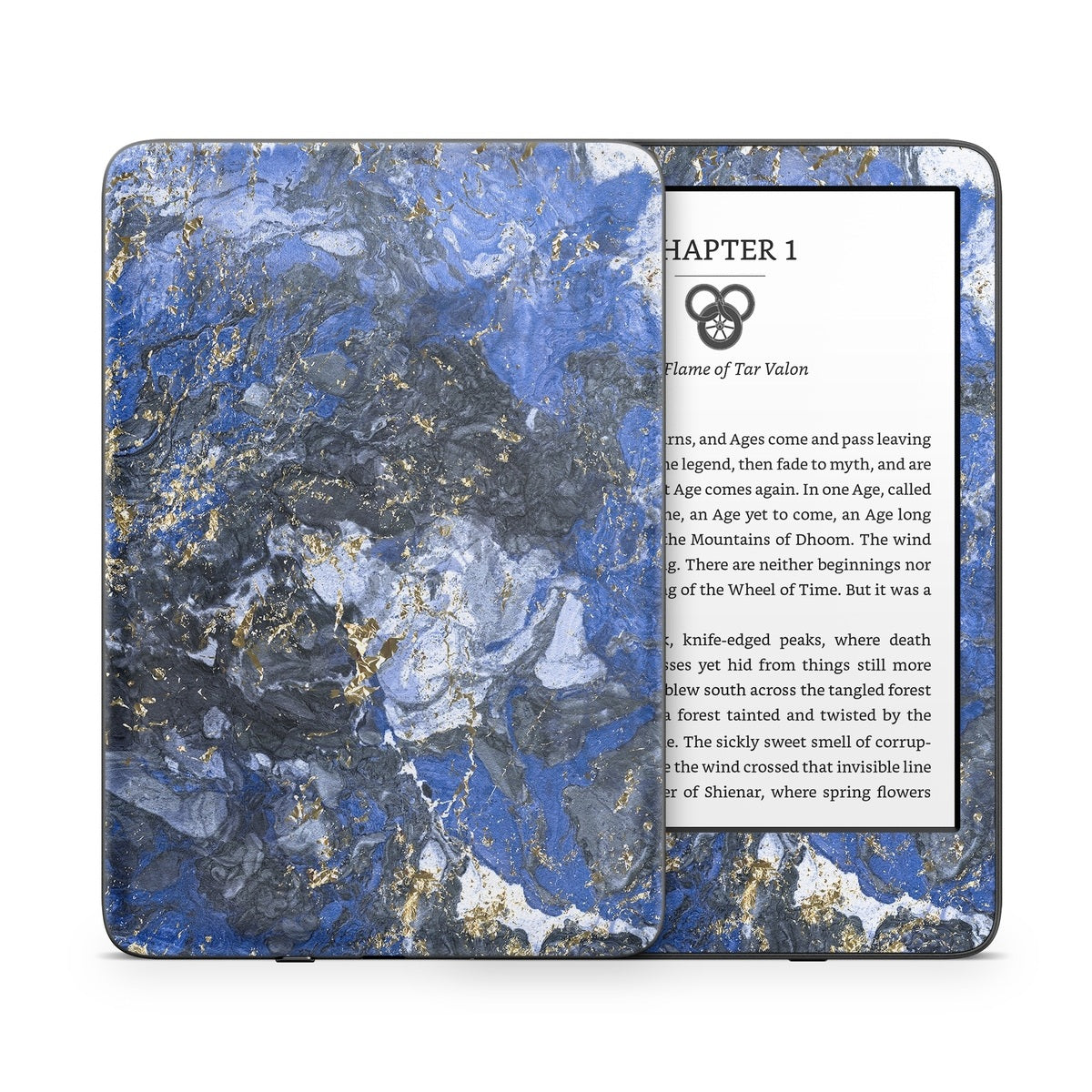 Gilded Ocean Marble - Amazon Kindle Skin