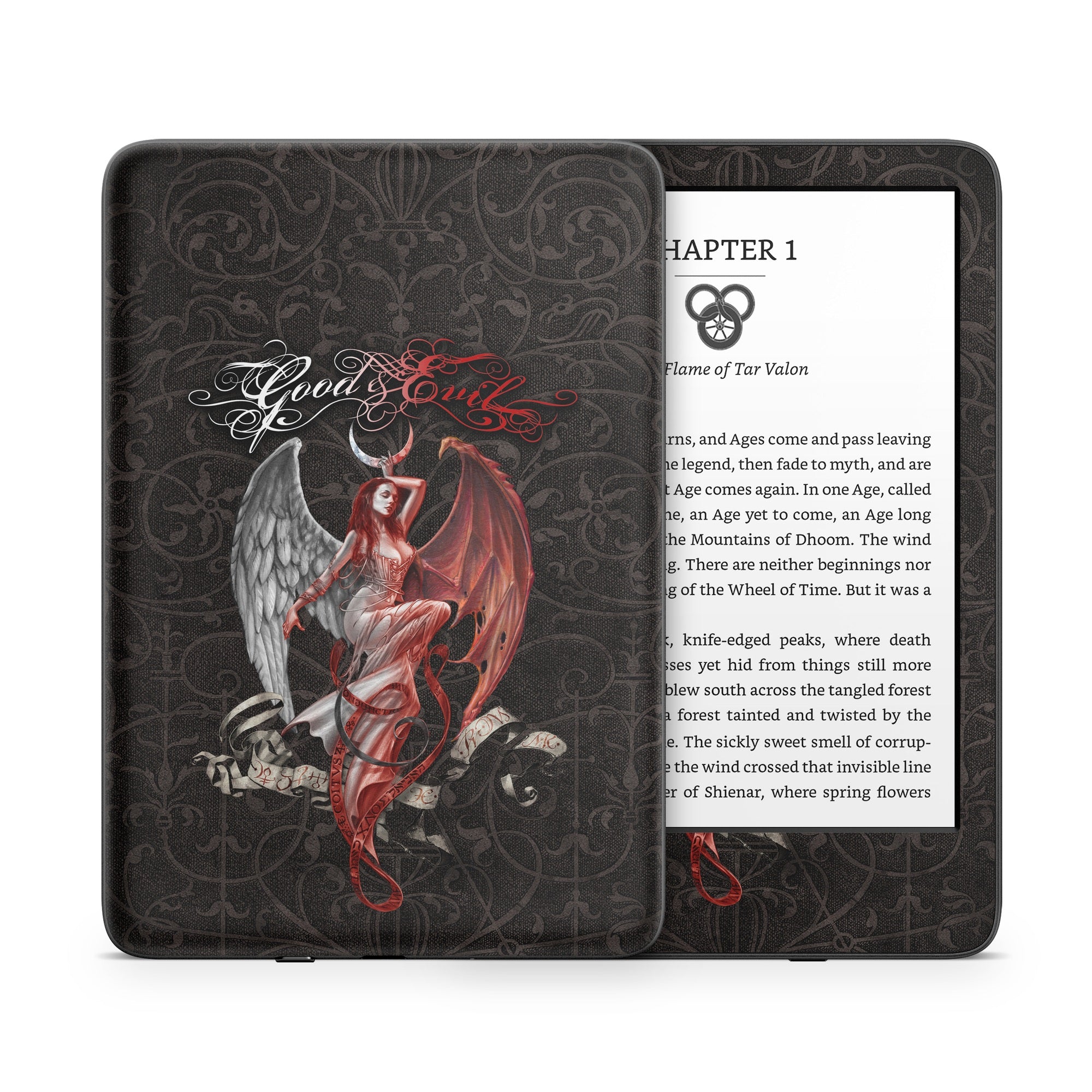 Good and Evil - Amazon Kindle Skin