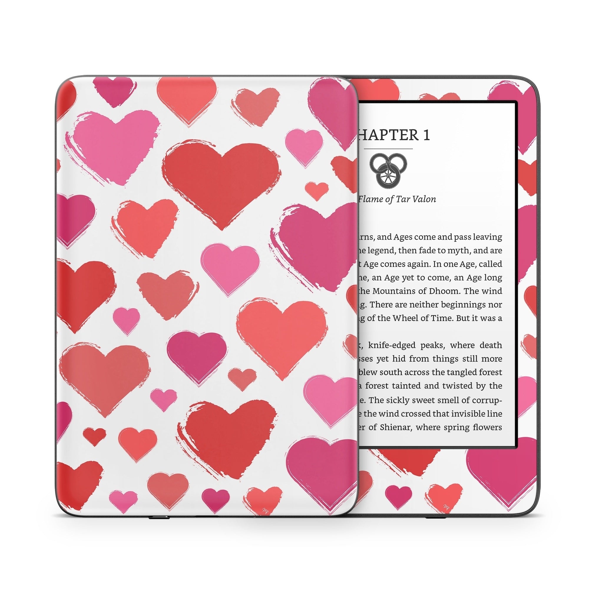 Hearts - Amazon Kindle Skin