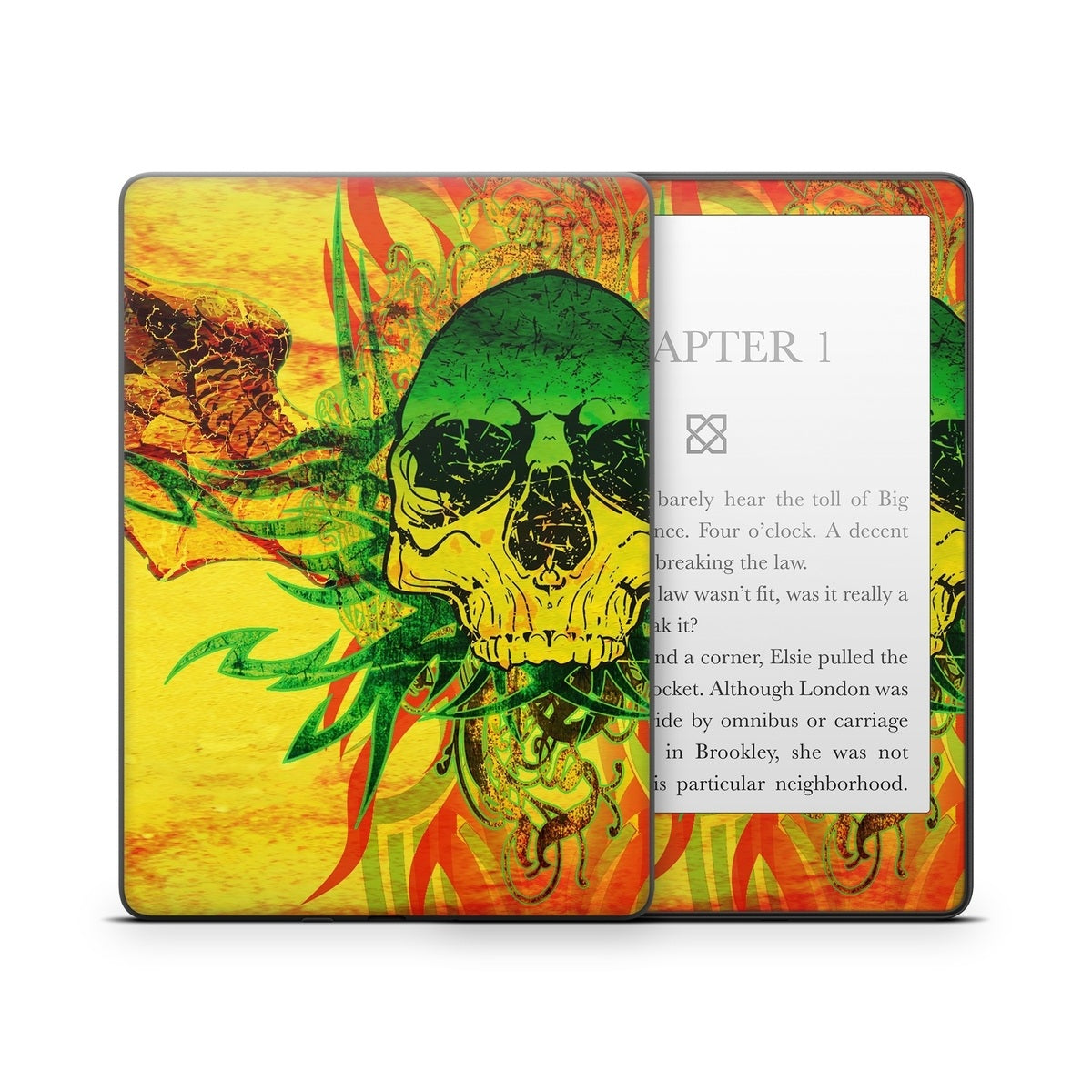 Hot Tribal Skull - Amazon Kindle Skin