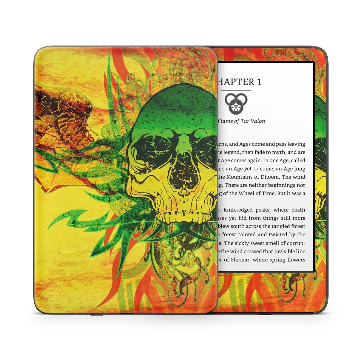 Hot Tribal Skull - Amazon Kindle Skin